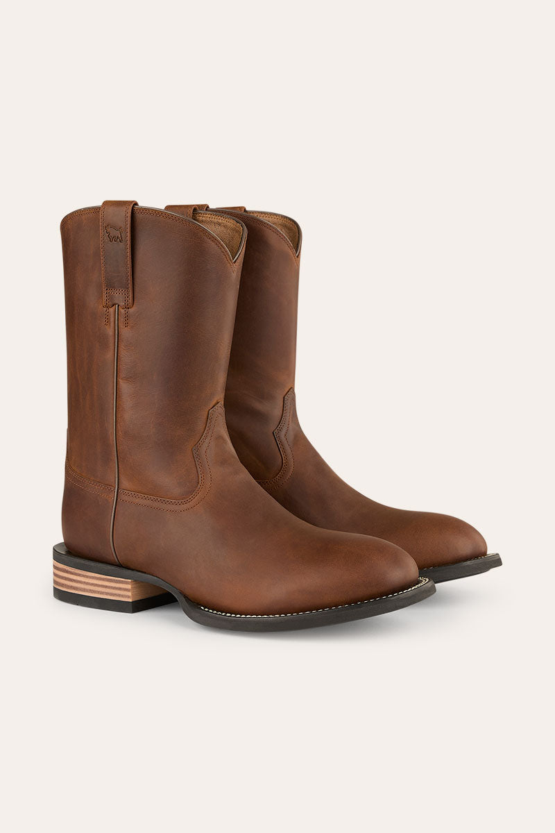 Ringers Western Roper Mens Round Toe Boot - Front