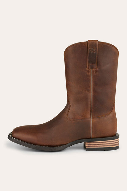 Ringers Western Roper Mens Square Toe Boot - 4