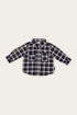 Ringers Western Rory Babies Flannel Shirt - Navy Pink Front