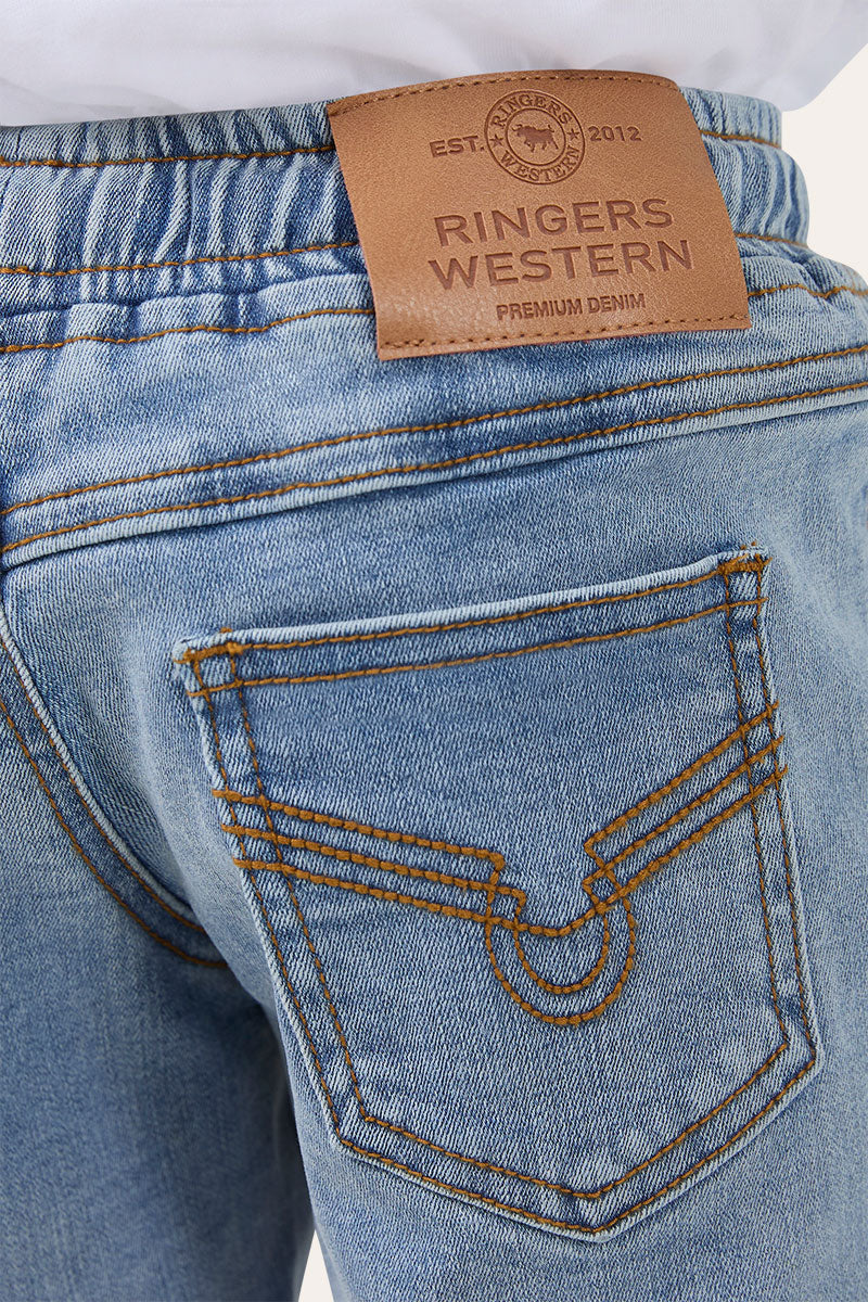 Ringers Western Rustler Kids Boys Elastic Waist Short