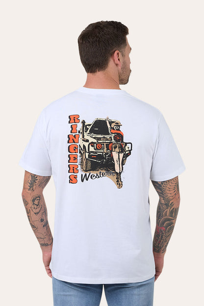 Ringers Western Side Chick Mens Loose Fit T-Shirt - Back