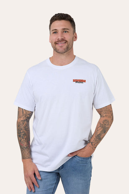 Ringers Western Side Chick Mens Loose Fit T-Shirt - Front