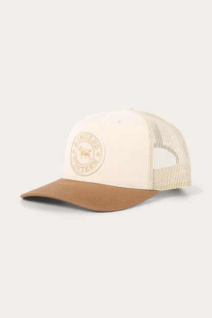Ringers Western Signature Bull Trucker Cap - Beige Clay