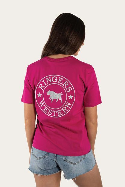 Ringers Western Signature Bull Womens Loose Fit T-Shirt - 12