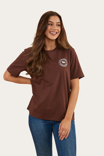 Ringers Western Signature Bull Womens Loose Fit T-Shirt - 14