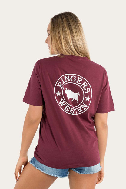 Ringers Western Signature Bull Womens Loose Fit T-Shirt - 22
