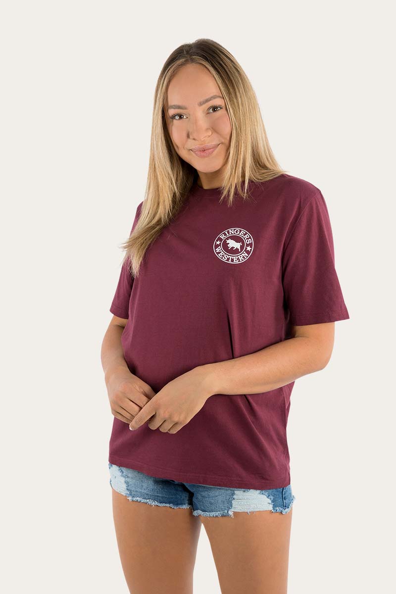 Ringers Western Signature Bull Womens Loose Fit T-Shirt - 23