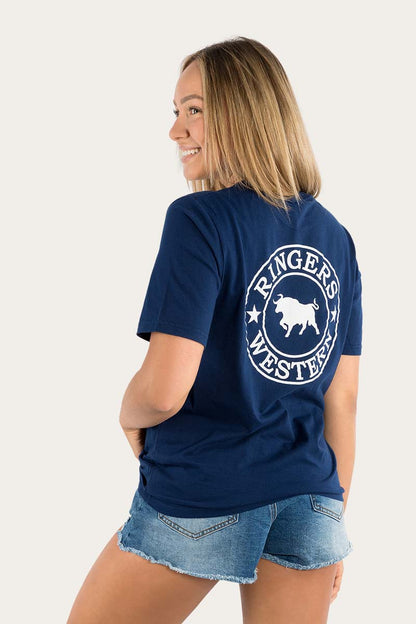 Ringers Western Signature Bull Womens Loose Fit T-Shirt - 8