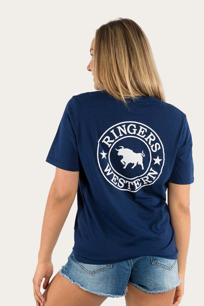 Ringers Western Signature Bull Womens Loose Fit T-Shirt - 9