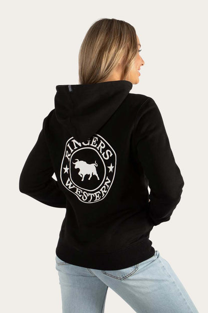 Ringers Western Signature Bull Womens Pullover Hoodie - 3
