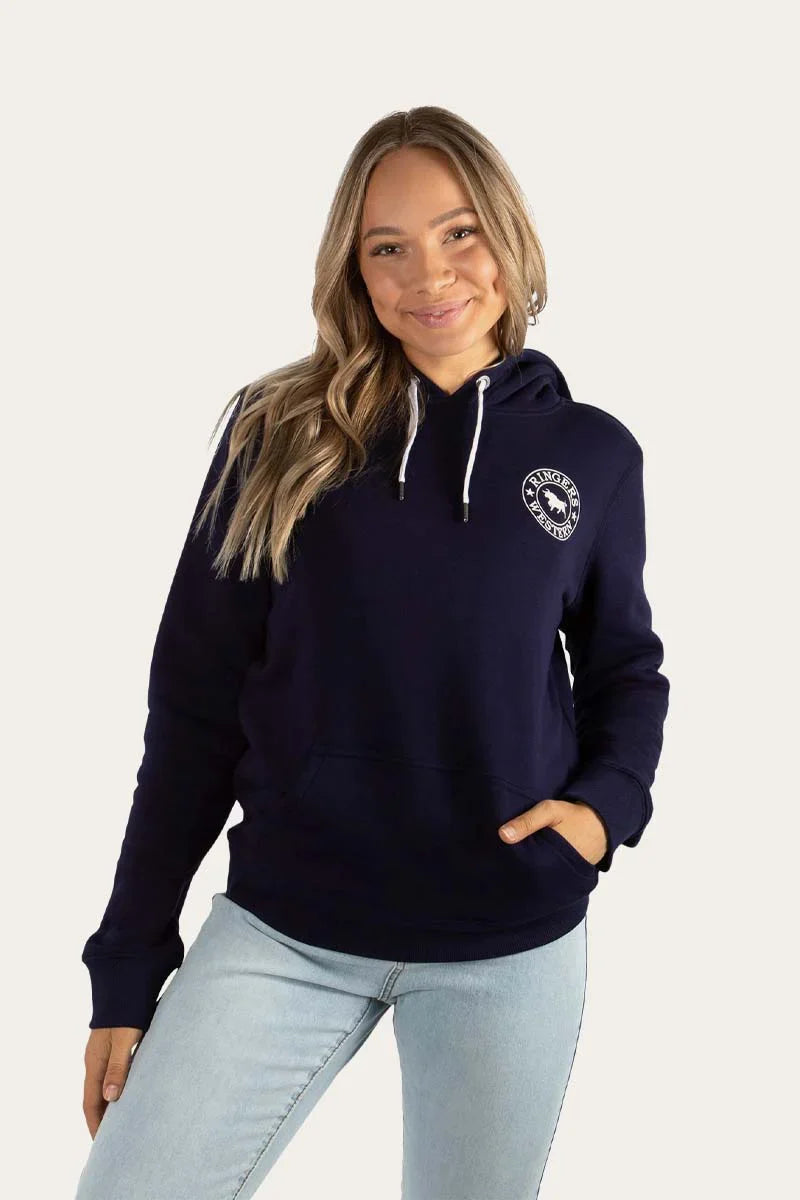 Ringers Western Signature Bull Womens Pullover Hoodie - 5