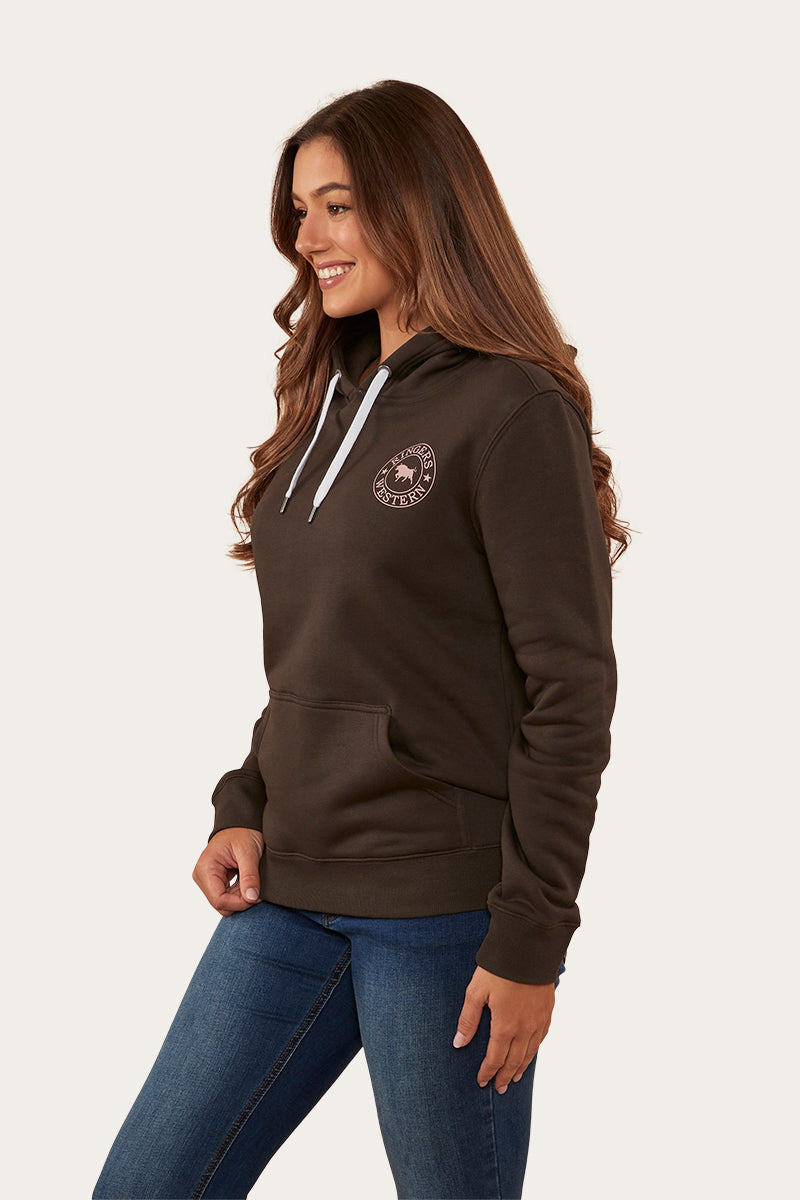 Ringers Western Signature Bull Womens Pullover Hoodie - 8