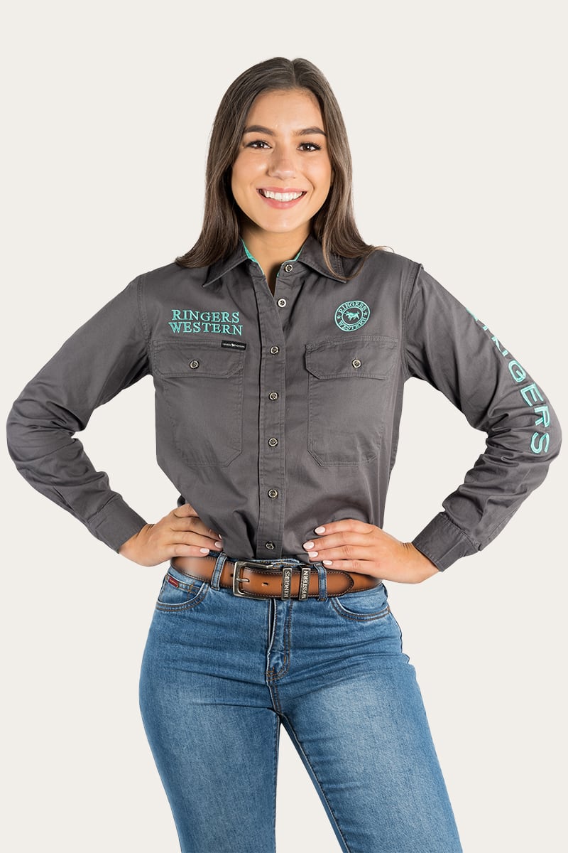 Ringers Western Signature Jillaroo Womens Full Button Work Shirt - 7