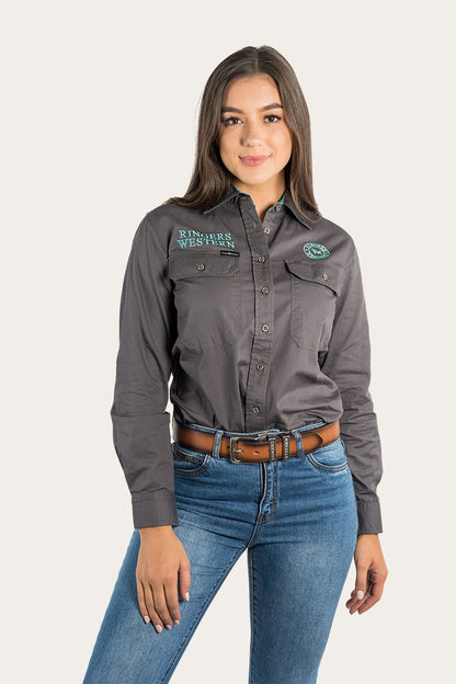 Ringers Western Signature Jillaroo Womens Full Button Work Shirt - 8