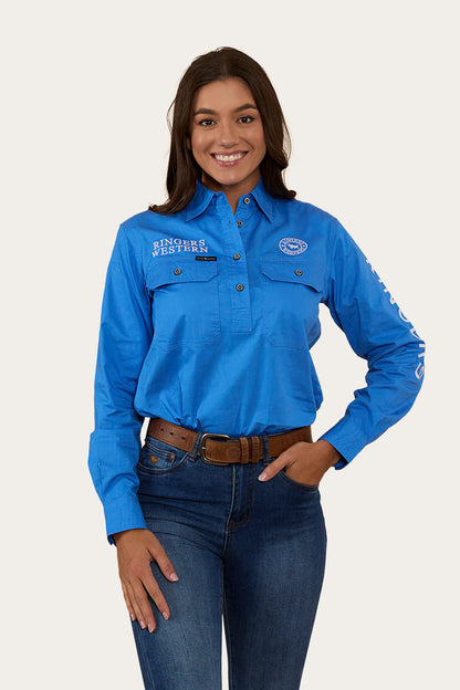 Ringers Western Signature Jillaroo Womens Half Button Work Shirt - 26