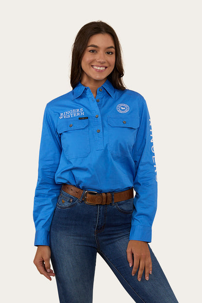 Ringers Western Signature Jillaroo Womens Half Button Work Shirt - 30
