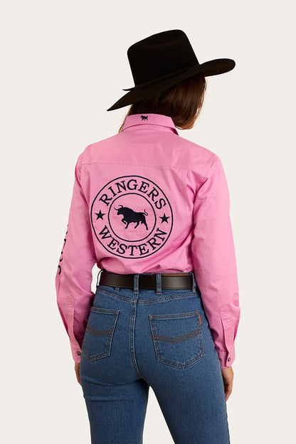 Ringers Western Signature Jillaroo Womens Half Button Work Shirt