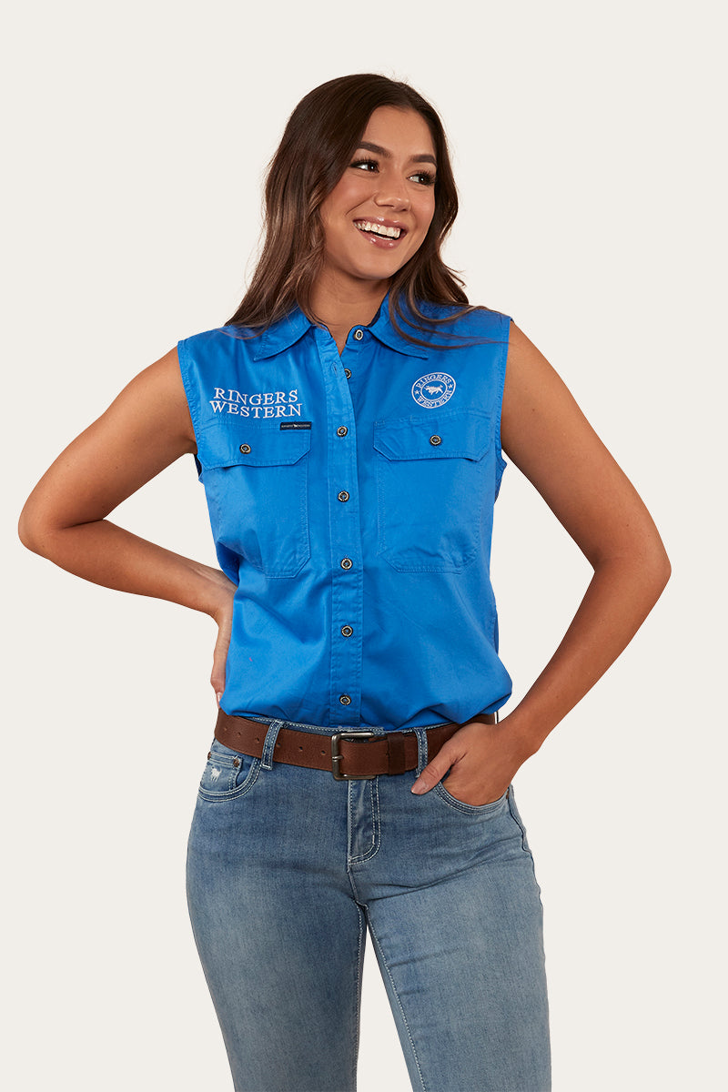 Ringers Western Signature Jillaroo Womens Sleeveless Work Shirt - 12