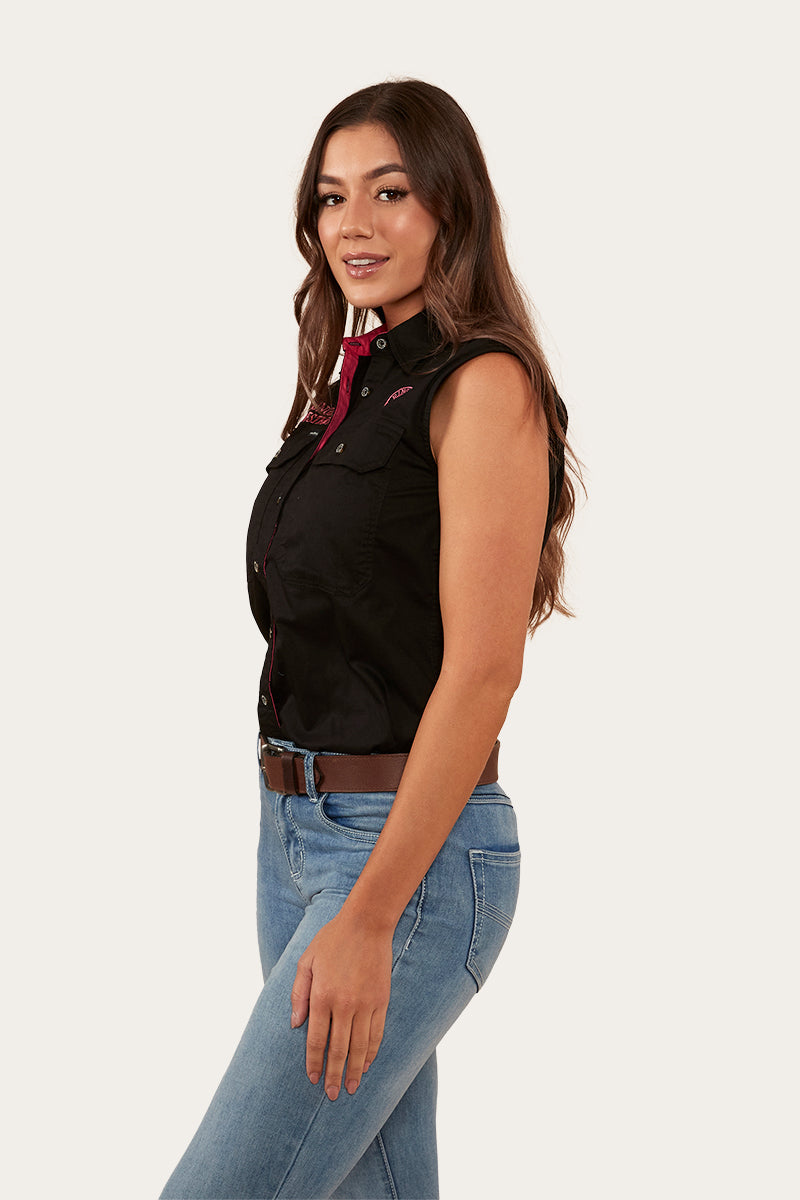 Ringers Western Signature Jillaroo Womens Sleeveless Work Shirt - 17
