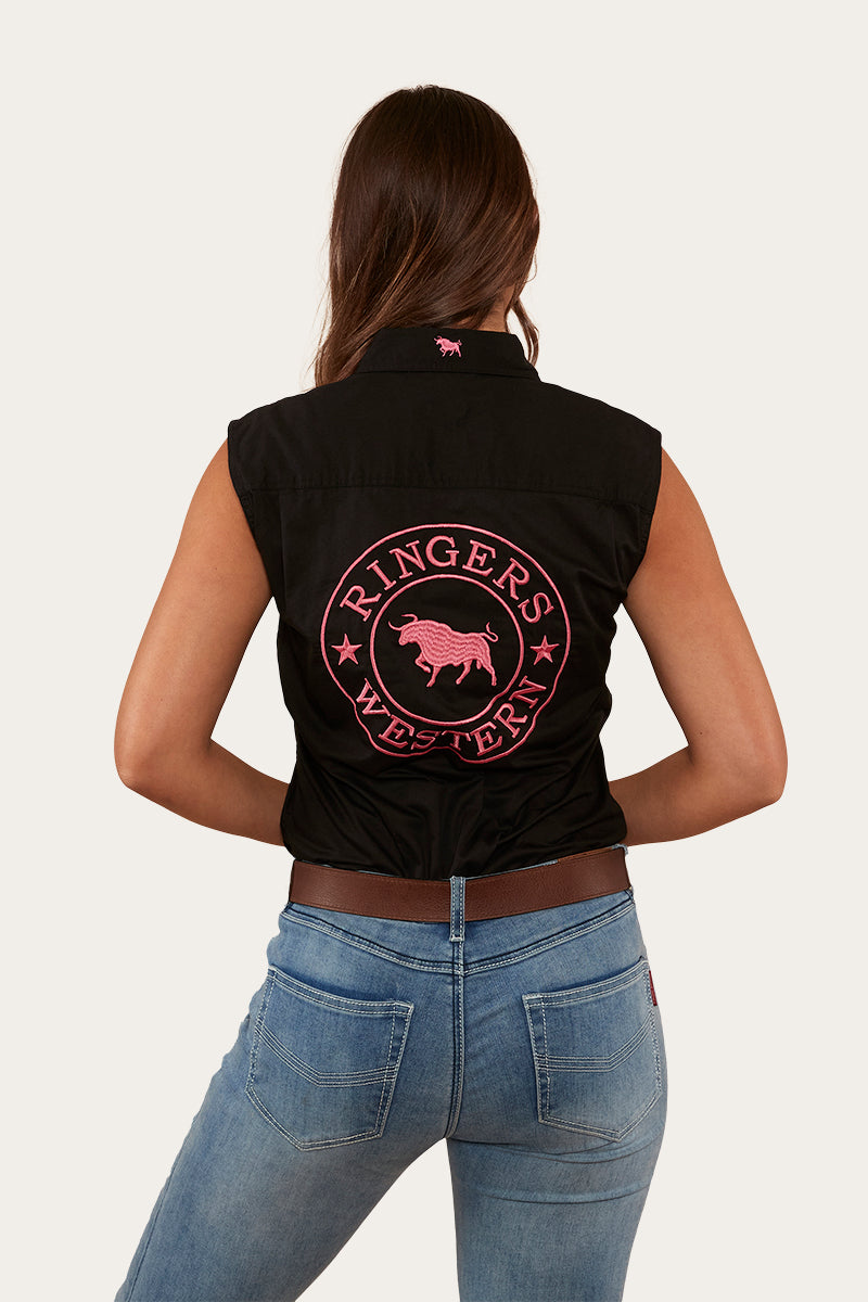 Ringers Western Signature Jillaroo Womens Sleeveless Work Shirt - 18