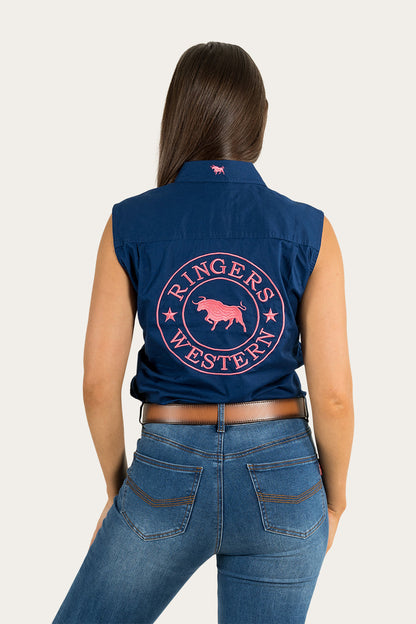 Ringers Western Signature Jillaroo Womens Sleeveless Work Shirt - 9