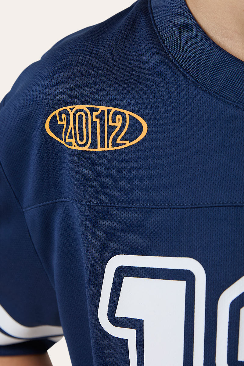 Ringers Western Since 2012 Kids Unisex Football Jersey - College Navy Front
