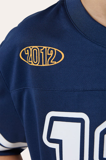 Ringers Western Since 2012 Kids Unisex Football Jersey - College Navy Front