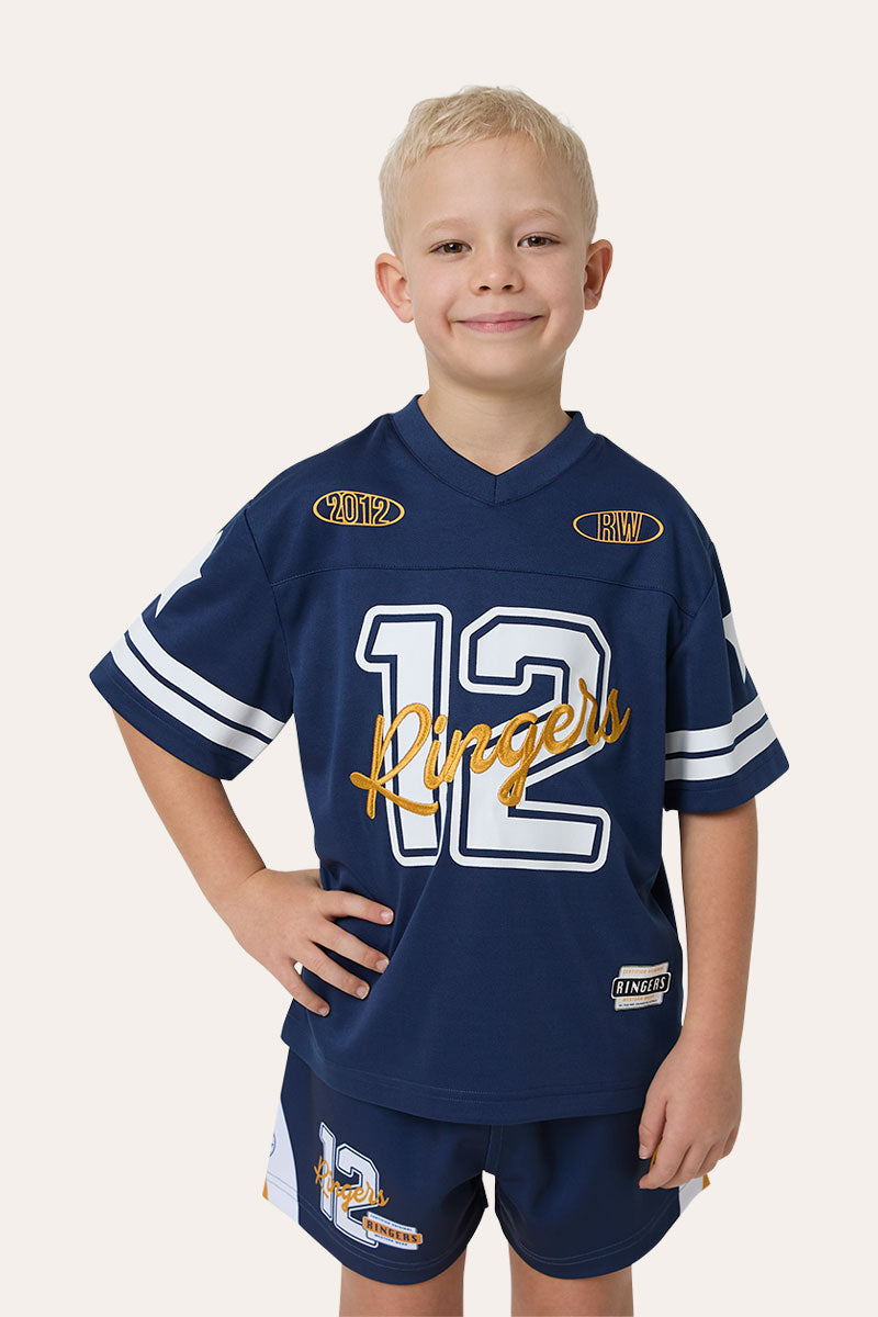 Ringers Western Since 2012 Kids Unisex Football Jersey - College Navy