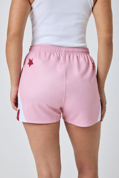 Ringers Western Since 2012 Unisex Footy Short - Pink Back