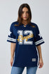 Ringers Western Since 2012 Unisex Ringers Football Jersey - Navy White Front