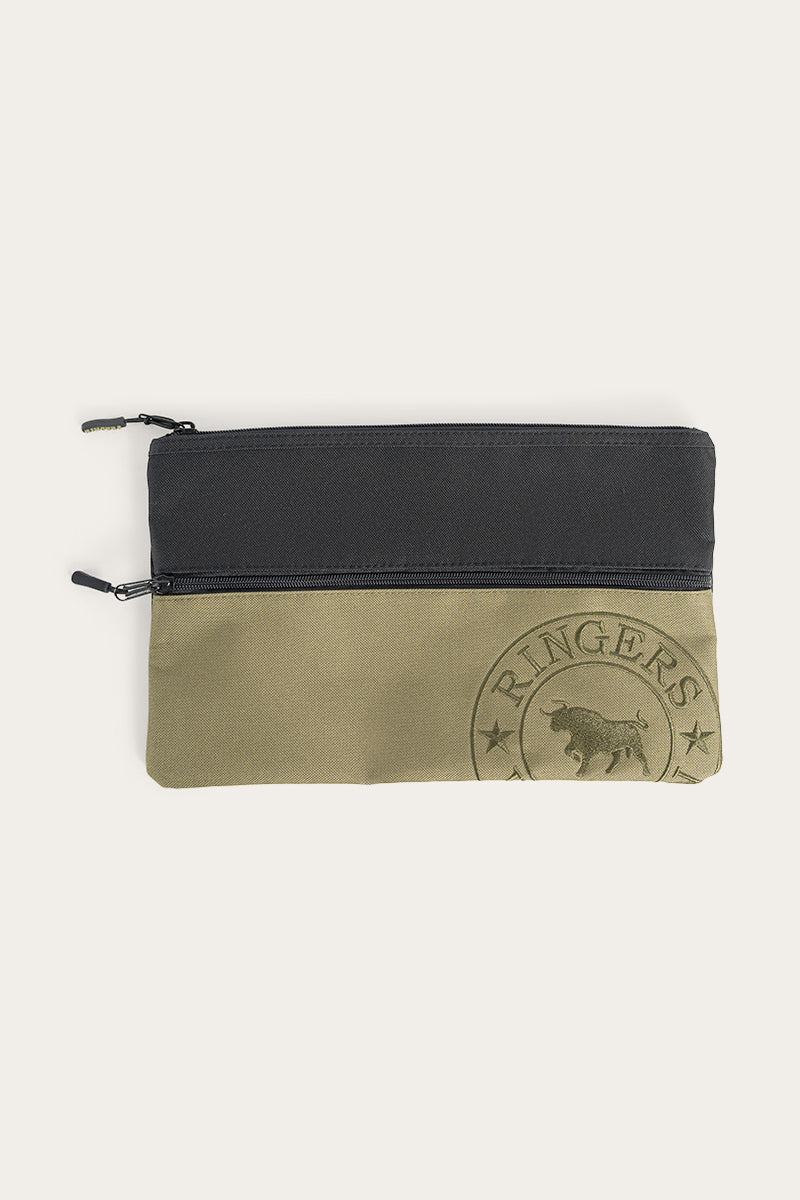 Ringers Western Spencer Pencil Case - Army Black