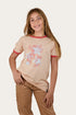 Ringers Western Stardust Girls Ringer T-Shirt - Front