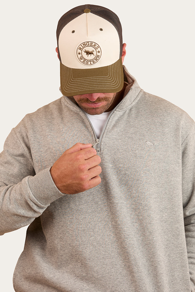 Ringers Western Strand Mens 1/4 Zip Crew - 10