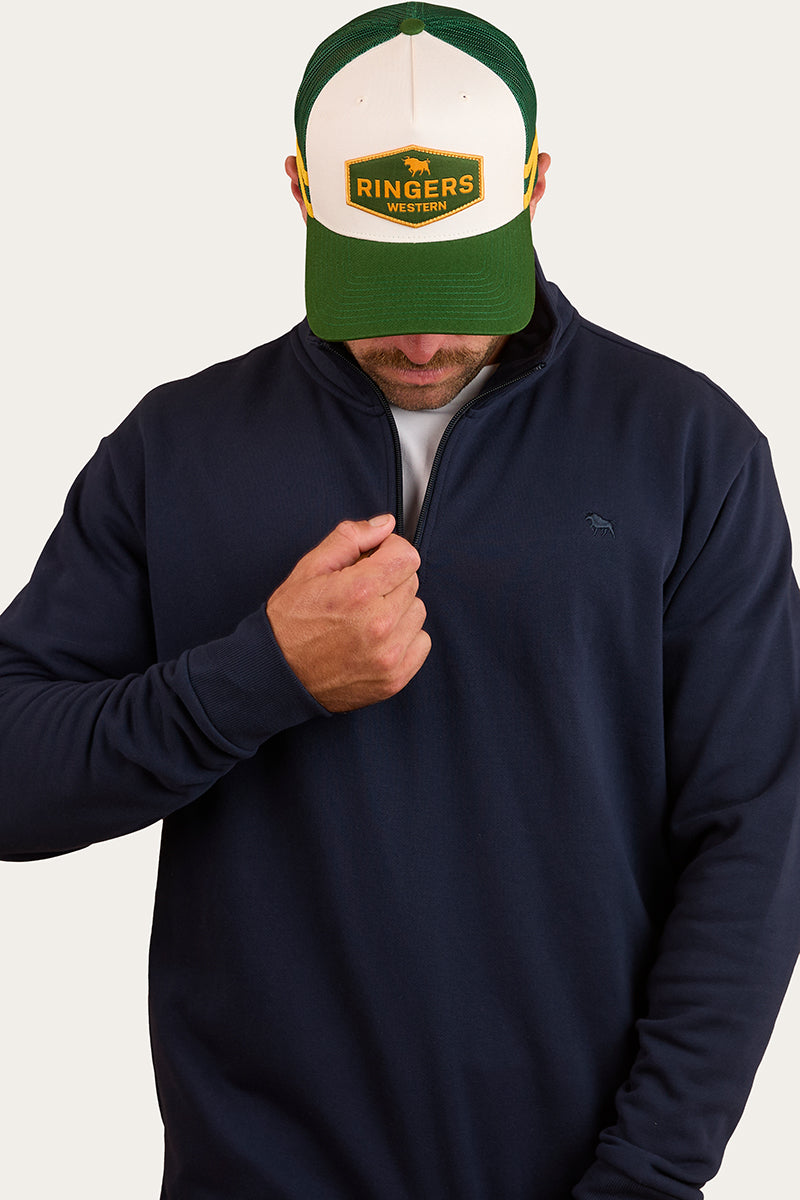 Ringers Western Strand Mens 1/4 Zip Crew - 14
