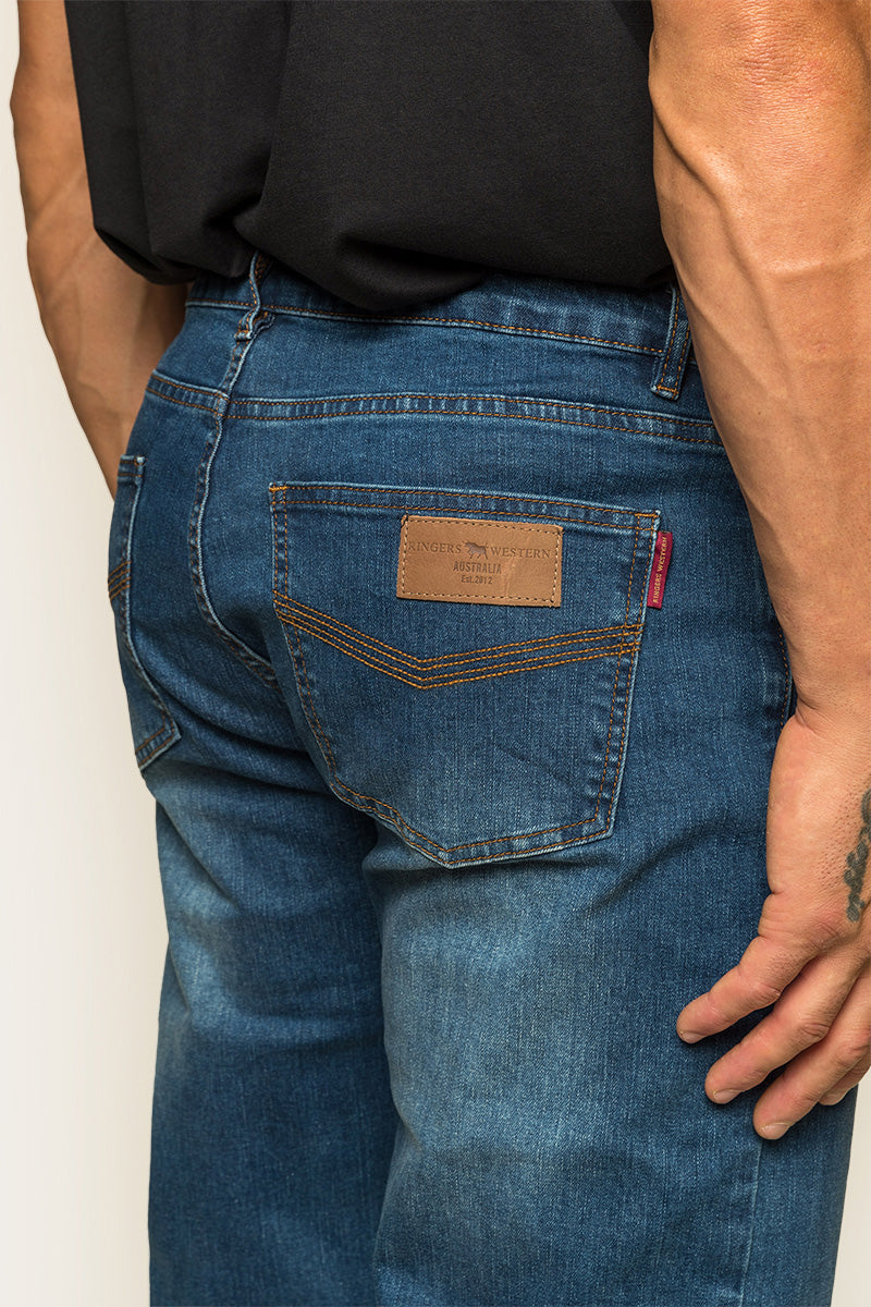 Ringers Western Sturt Mens Relaxed Leg Jeans - 6