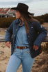 Ringers Western Swan River Womens Quilted Jacket - Navy Lifestyle