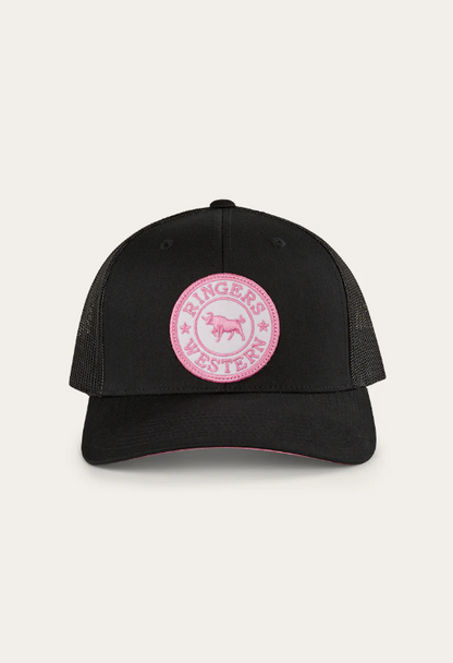 Ringers Western Tara Ponytail Trucker Cap - Black