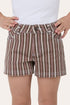 Ringers Western Tenika Stripe Kids Girls Denim Short - Country Stripe