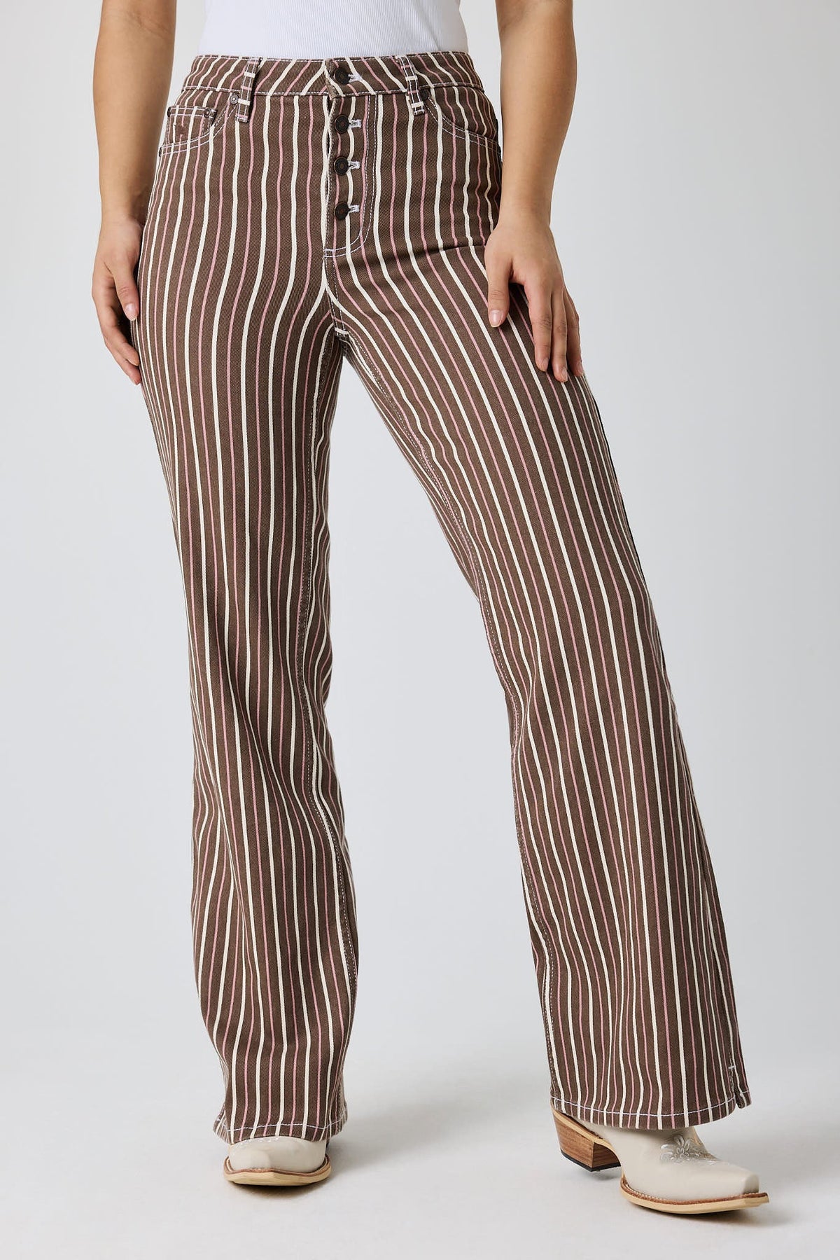 Ringers Western Tenika Womens Striped Denim Jean - 2