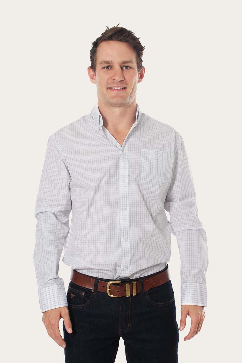 Ringers Western Territory Mens Business Check Dress Shirt