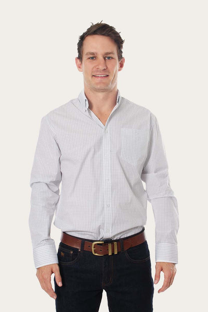 Ringers Western Territory Mens Business Check Dress Shirt