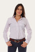 Ringers Western Territory Womens Check Dress Shirt - Red Blue Check