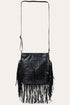Ringers Western Toro Tassle Handbag - Black Front