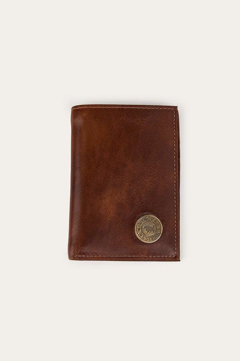 Ringers Western Toro Vertigo Wallet - Cognac Front