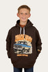 Ringers Western Truck Yeah Boys Oversized Pullover Hoodie - Front