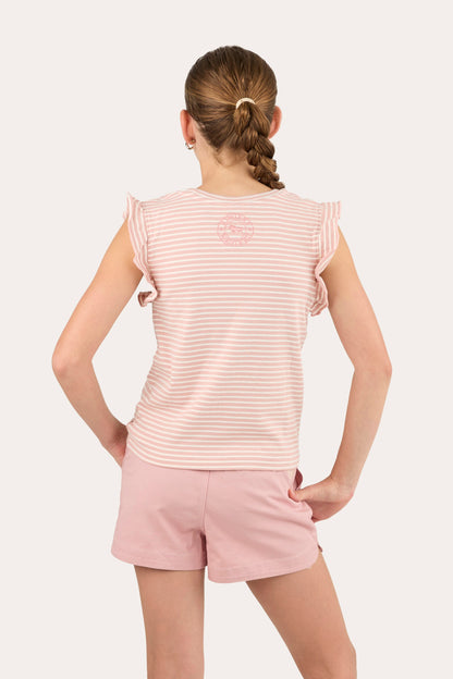 Ringers Western Valentina Kids Ribbed T Shirt - 2