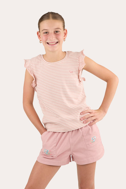 Ringers Western Valentina Kids Ribbed T Shirt