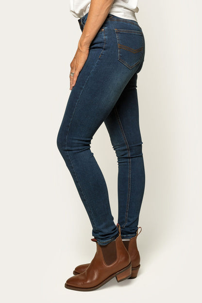 Ringers Western Victoria Womens Mid-Rise Straight Leg Jeans - 5