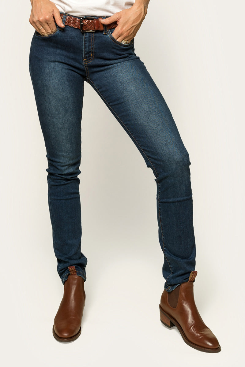 Ringers Western Victoria Womens Mid-Rise Straight Leg Jeans - Set