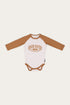 Ringers Western Western Bub Babies LS Romper - Front